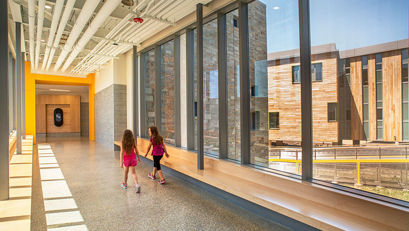 MacArthur school interior